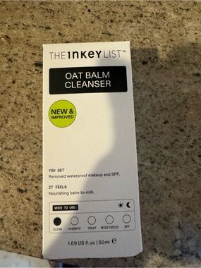 The INKEY List Oat Balm Cleanser – Nourishing Face Cleanser